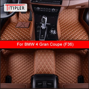 Автомобилни постелки TITIPLER по поръчка За BMW 4 Gran Coupe F36 G26, Автоаксесоари, Килим за Краката