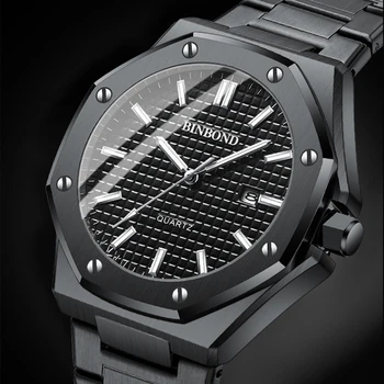 Sdotter Модерен Мъжки часовници Най-добрата марка за Луксозни Спортни военни кварцов часовник с голям циферблат, Мъжки ръчен часовник от неръждаема стомана, Relogio Masculin