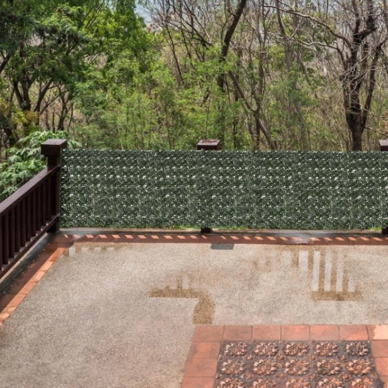 0,5*2 М Имитация на Оградата от листа, Ограда, за уединение, Имитация на Стена от зелени Листа, Пейзаж, лятна градина, двор, Тераса, украса на градината