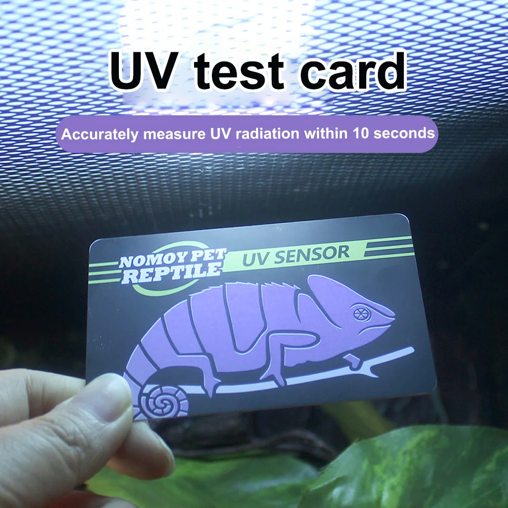 1 ~ 5ШТ Светлина Тестовата карта е 10 Секунди за Откриване на Писта домашен Любимец UVB UV Тестова Карта за Откриване на Срока на експлоатация на UV Тестова Карта Влечуги
