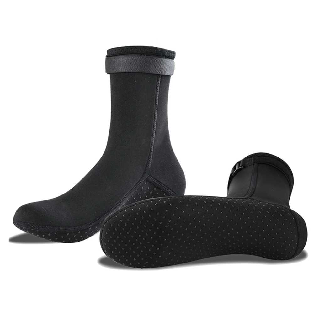 3 мм, Зимни чорапи Унисекс за гмуркане, Нескользящие Неопренови Чорапи, Преносими, Лесни за водни спортове