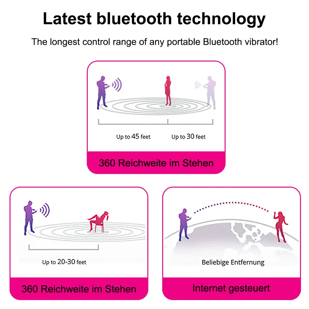 Bluetooth Приложение с дистанционно управление G Spot Вибратор Вибратор за жените Носимые Вибриращи Яйца Дамски Бикини с клитора Секс-играчки за възрастни