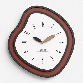Скандинавските Стилен Стенен часовник Оригинален Смешно на Фона на Батерии Стенен Часовник в стил Арт Деко Кварцов Цветни Класически Reloj Pared Дизайн на дома