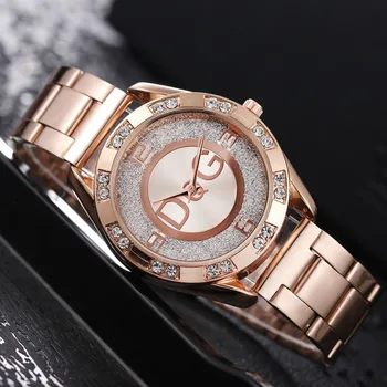 Дамски часовници Sdotter, Нова луксозна марка, Модни дамски ръчни часовници С кристали и Кварц от неръждаема стомана Reloj Mujer, Хит на продажбите