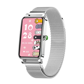 Смарт Дамски часовници с Пълен Сензорен екран, Bluetooth Предизвикателство IP68 Водоустойчив Дамски Часовник Спортен Фитнес Тракер Smartwatch Женски Reloj