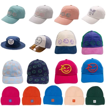 Предпродажа (доставка през септември) 2023 Wyn, есенна дрехи за малките момичета, зимна детска шапка, Модни памучни шапки за момчета, шапка за момичета