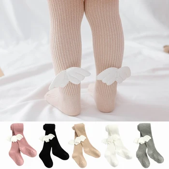 Чорапогащник за малки момичета, Топли Гамаши, Детски панталони, Обикновена памучни Детски Чорапогащи, Ежедневни Чорапи, Зимни дрехи за танци на момичетата от 0 до 6 години