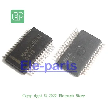5 БР MAX3238EAI SSOP-28 MAX3238 RS-232 от + 3.0 до + 5,5 1 мкА, до 250 Kbit/s, истински радиостанцията RS-232 с автоматично изключване плюс чип