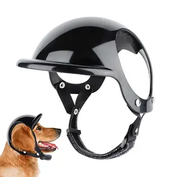 За шапки, Защитни котешка шапка, Еластична, Двойна Регулируеми Мотоциклетът шапка, Мека куче конструкция, Размер на шлем, Каска за кучета