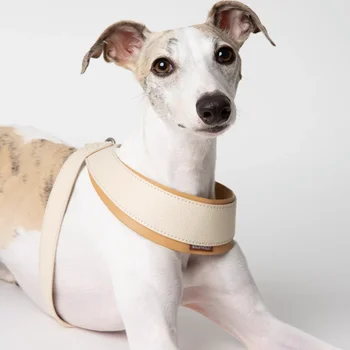 Дизайнерска Луксозна Шлейка за кучета на Vilimir Whibit Greyhound, Кожена Шлейка За домашни любимци, Аксесоари За кучета, Arnes Para Perro