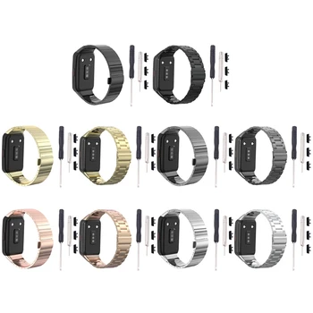 Гривна от неръждаема стомана, метална каишка -Huawei Honor Band 6 Smart Bracelet Q81F