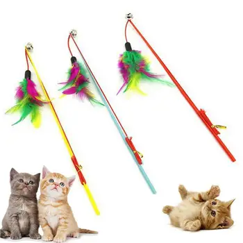 Практични и играчки за котки, икономични Забавни пластмасови играчки за скачане домашни котенков