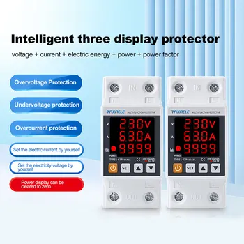 Устройство за защита от ac 230 63 А, Интелигентно Еднофазно Регулируемо устройство за защита от пренапрежение при понижено tox