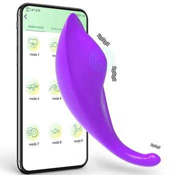 Мощен вибратор с приложение Bluetooth за жени, безжичен вибратор с дистанционно управление, стимулатор на клитора, женски секс играчки за жени, двойки