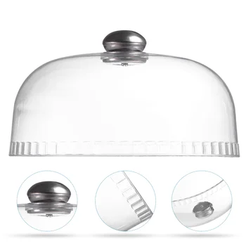 Пластмасов Прозрачен прахоустойчив тава за закуски за торти, битови малки пластмасови контейнери