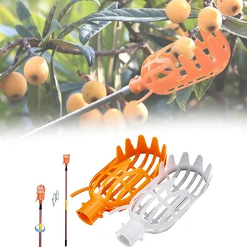 Градинска кошница С Приставка за събиране на плодове, Пластмасов инструмент за събиране на плодове, Висок Инструмент за събиране на мушмулы, Дафинов лист