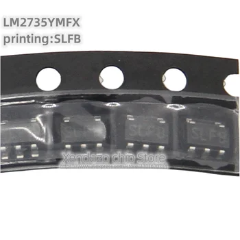 5 бр./лот, LM2735YMFX, LM2735YMF, коприна ситопечат, SLFB, SOT23-5, оригиналната опаковка, оригинален чип на превключване на регулатора