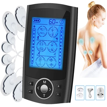 36 Режими EMS Електрически Масажор За Стимулиране на мускулите и Отпускане на Тялото 20 Период на Терапевтичните Обезболяващи Регулируем LCD дисплей