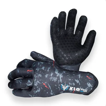 Нови 3 мм неопренови ръкавици за гмуркане, Камуфляжные ръкавици за гмуркане, подводен риболов, устойчиви на удар, Риболов, Гмуркане, сърфинг, ръкавици