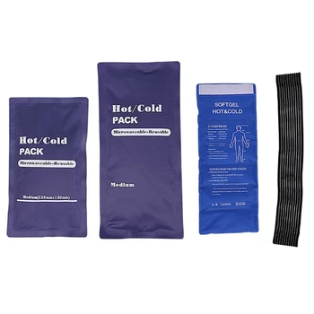 652D Пакет с лед за наранявания е за Еднократна употреба-Топла и студена гелевый пакет за рамото, коляното, глезена
