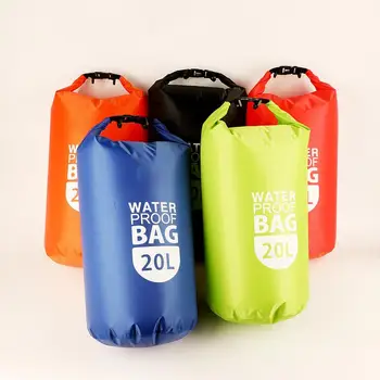 10-литров Водоустойчив суха чанта за рафтинг, кану-каяк, гмуркане, гмуркане, зелен