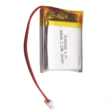 Литиево-полимерно-йонна батерия 1БР 3,7 НА 600 ма 802530 Таблет GPS Лаптоп Мобилно Захранване Смарт часовници Зареждане Treasure Power DVD MP3