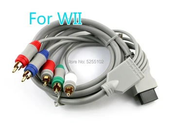 За WII 1,8 m 6 ФУТА 1080 P Компонентен кабел за HDTV Аудио Видео AV 5RCA Кабел За Nintendo Wii Подкрепа 1080i/720 P Игри Кабел