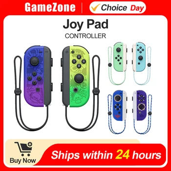 Джойстик Joycons Switch Геймпад Joy Cons Джойстик Контролер За Nintendo Switch Безжична Bluetooth 6 Оси Жироскоп Функция Събуждане