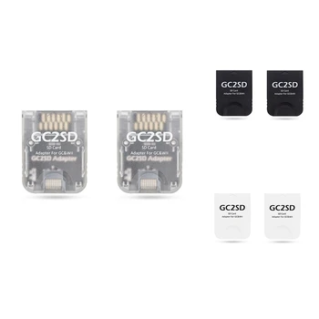 2 елемента GC2SD Micro-SD карта GC2SD GC за SD-карта, Адаптер за конзоли Nintendo Gamecube, Wii SD2SP2