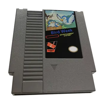 Игри касета Bird Week с 72 на контакти за 8-битови игрови конзоли NES NTSC и PAl
