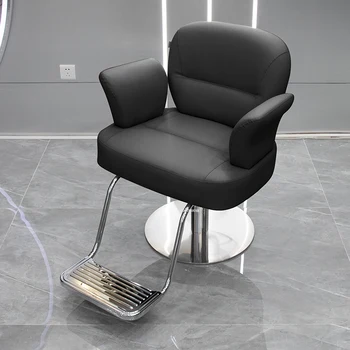 Съвременно професионално коса стол от неръждаема стомана, Салонная Мебели За салон за красота, Коса стол, Прости столове за фризьорски салон