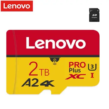 Оригиналната карта на Lenovo Micro SD Card 256GB 128GB 64GB 256GB 32GB Високоскоростна Карта памет U3 A1 V30 Class 10 SD TF Карта За адаптер