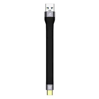 Тип C USB3.1 Gen2 Кабел-Къс Кабел За Бързо Зареждане, Кабел За Samsung Xiao Mi Хуа Уей Телефон 10 Gbit/с Кабел за прехвърляне на данни USB Кабел