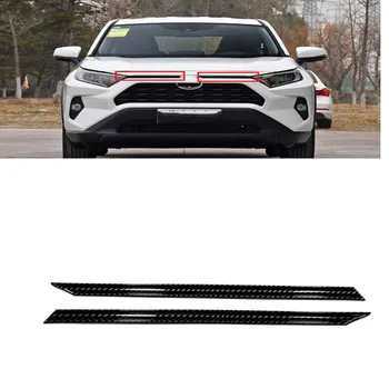 За Toyota RAV4 РАВ 4 2019-2021 Външен Ремонт Отглеждането на Предния Капак Състезателна Решетка, Радиатор, Панел Горната Декоративна Рамка на предната Решетка