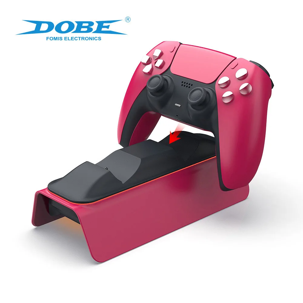 Безжичен Геймпад Dual Charger Dock Докинг зарядно Устройство Поддържа Едновременно зареждане на две геймпадов За PS5 Gamepad