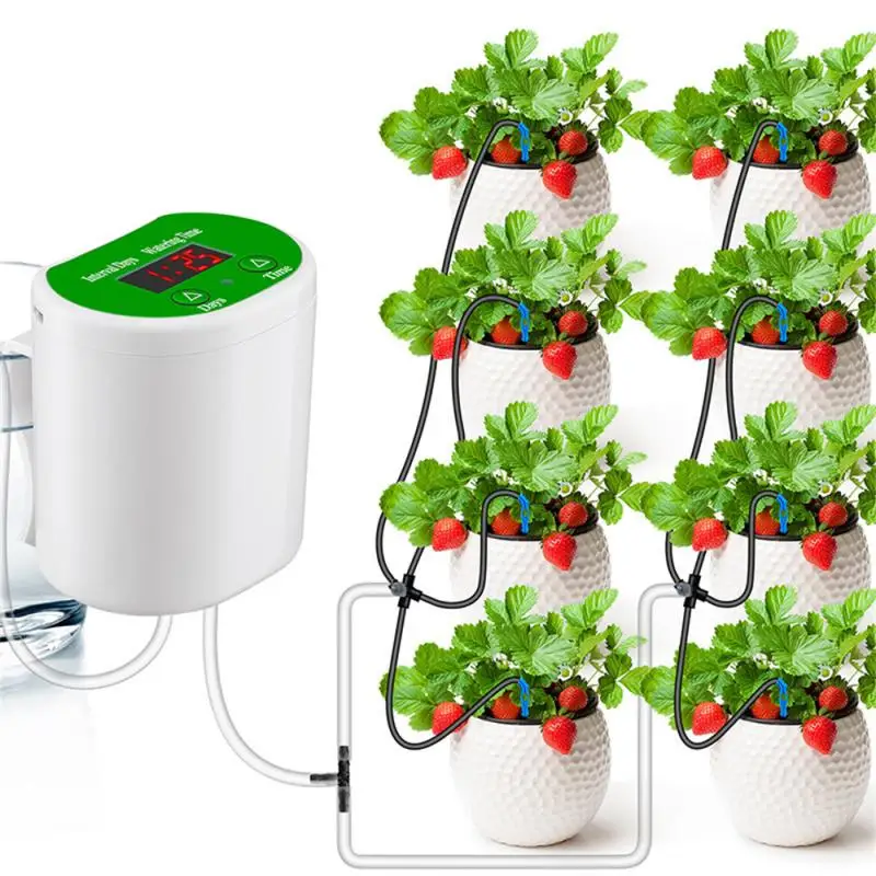Градински аксесоари, Автоматично устройство за напояване Градинарство 14 × 13,5 × 6 см, с Устройство за поливане с вода, Таймери за поливане в градината, Устройство за поливане на вода