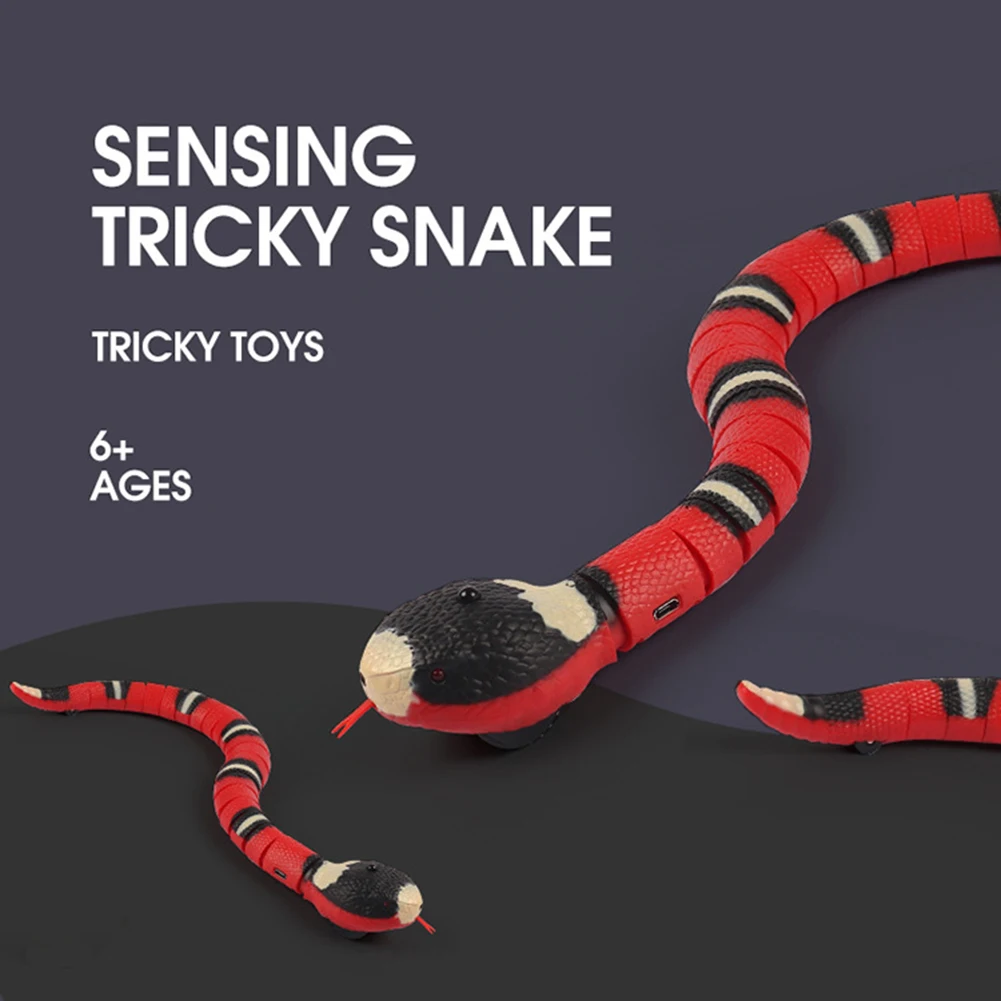 Интерактивни играчки за котки, имитиране на животно, Змия, Свири коте