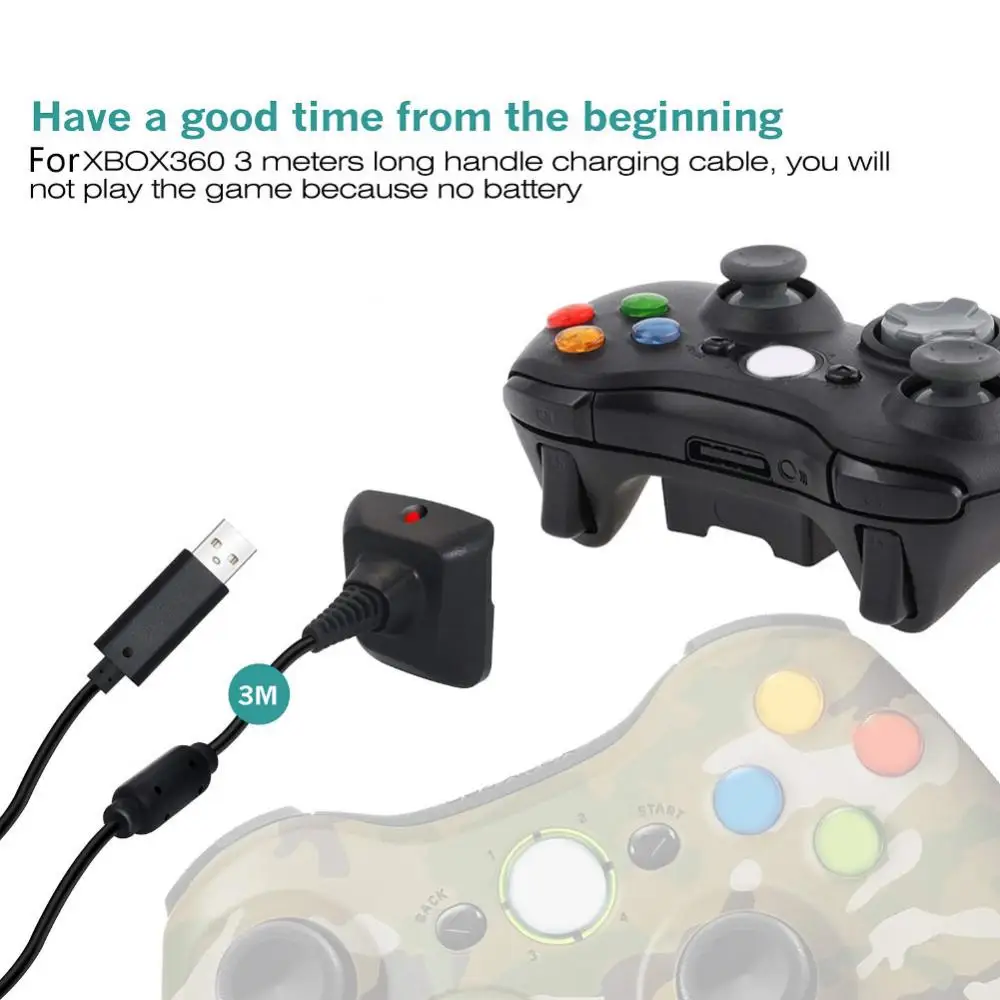 Комплект акумулаторни батерии за замяна на гейминг контролер за Xbox 360